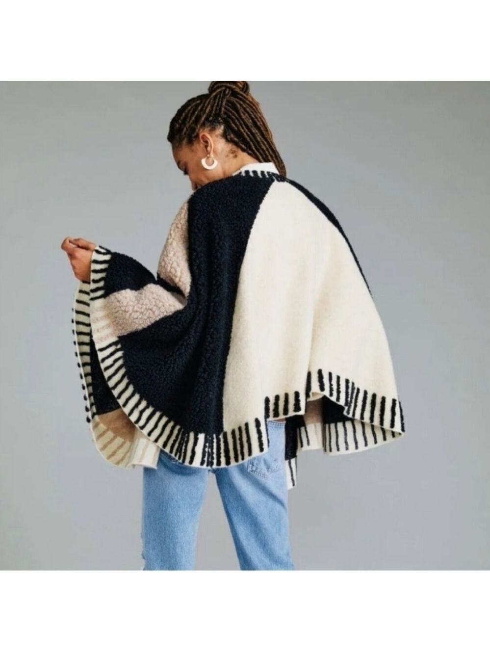 Anthropologie Maeve Dusk & Dawn Capelet Cape One Size NWT